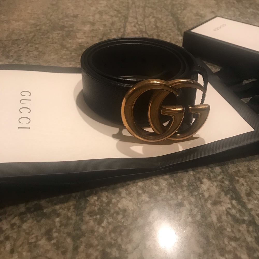 Authentic Gucci GG Belt Black - Picture 2 of 7
